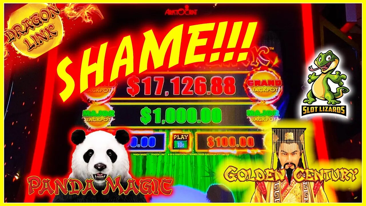 TRYING TO HIT THE HARD BALL AGAIN!! Dragon Link Golden Century VS Panda Magic Slot