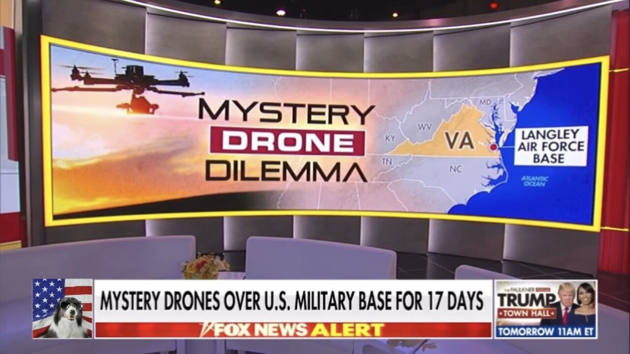 Mystery Drones flew over US Military bases for 17 days (10/15/24)