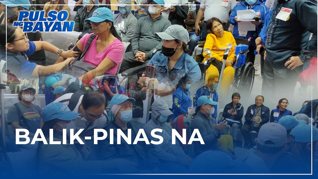 Ikatlong batch ng mga Pilipino mula sa Israel, balik-Pinas na ngayong araw