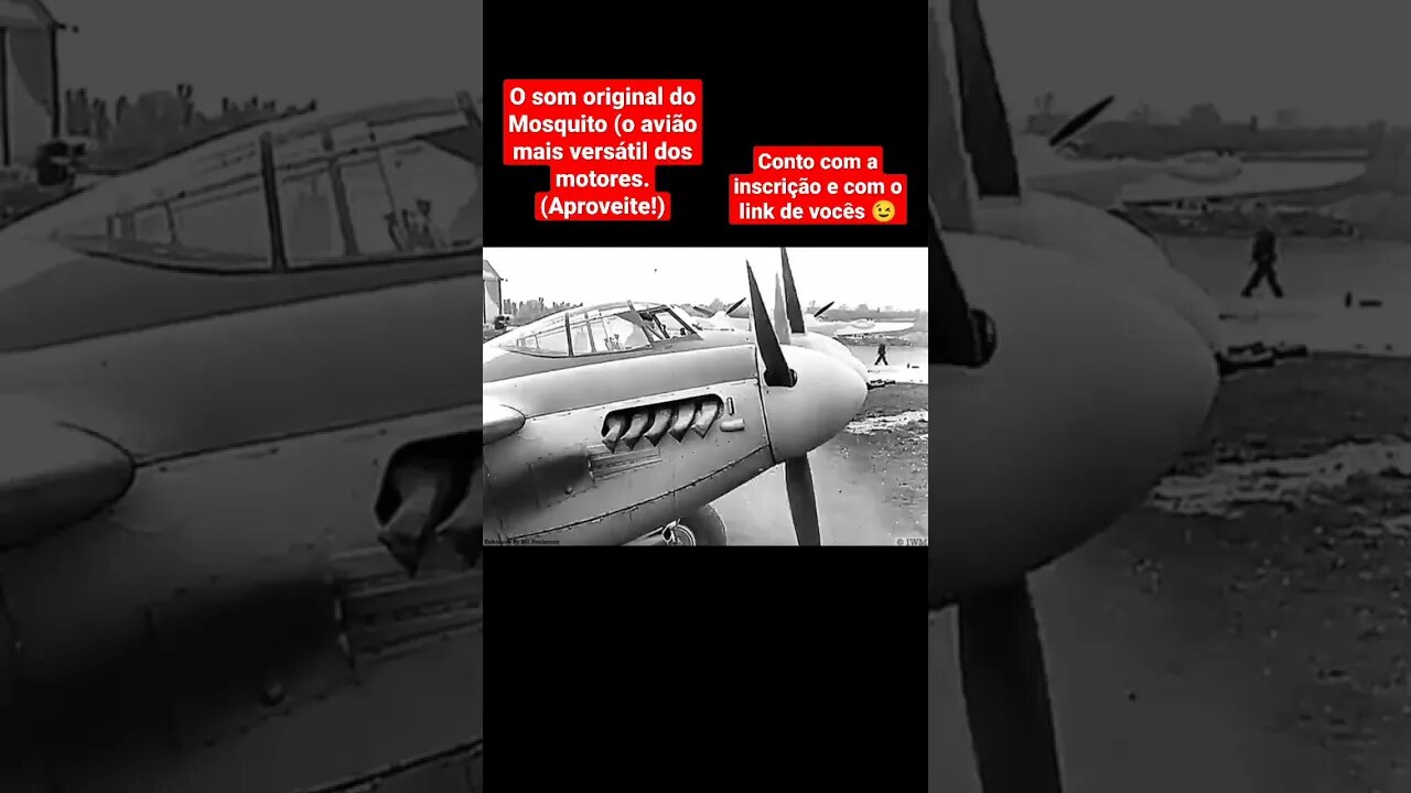 O som original do Mosquito(avião mais versátil dos motores. (Aproveite!)#war #guerra #historia #ww2