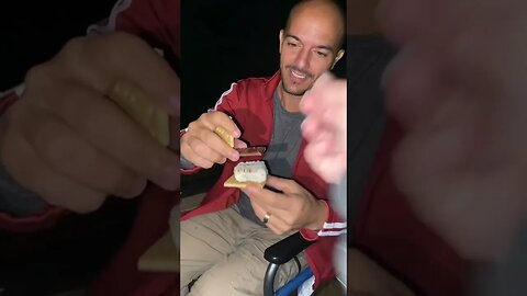 Eating a S’more for the first time ever.