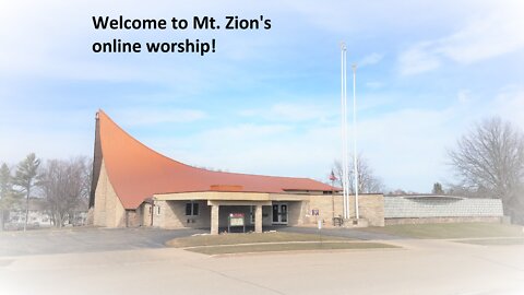 Mt. Zion Lutheran Church (WELS), Ripon, WI 3-27-22