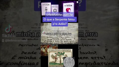 O que a Serpente disse a Adão e Eva no Éden? #bobnavarro #escoladelucifer #unebrasil #bíblia