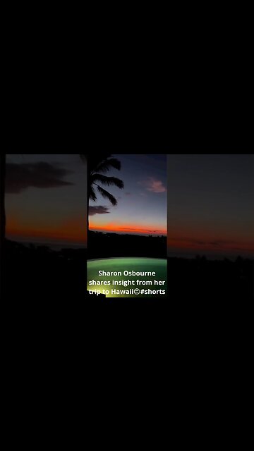 Sharon Osbourne shares insight from her trip to Hawaii😍#shorts #sharonosbourne