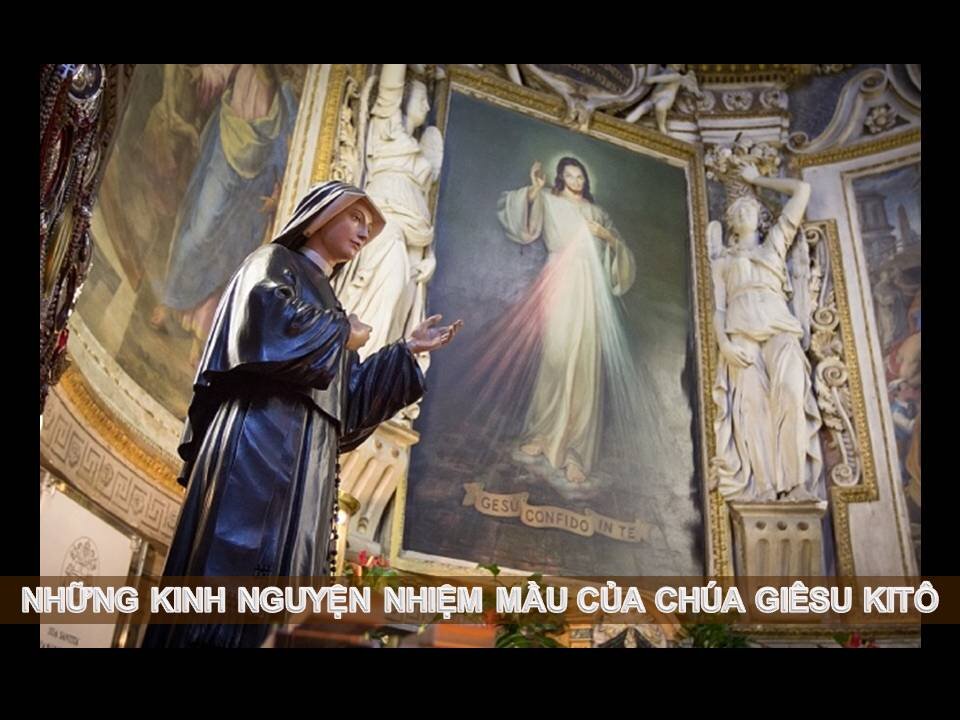 NHỮNG KINH NGUYỆN NHIỆM MẦU CỦA CHÚA GIÊSU KITÔ