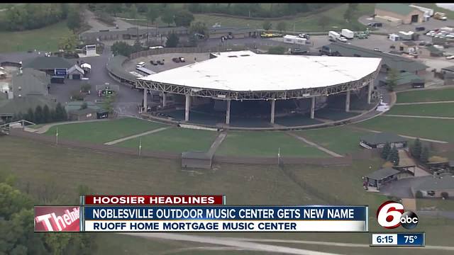 Klipsch will now be known as Ruoff Home Mortgage Music Center