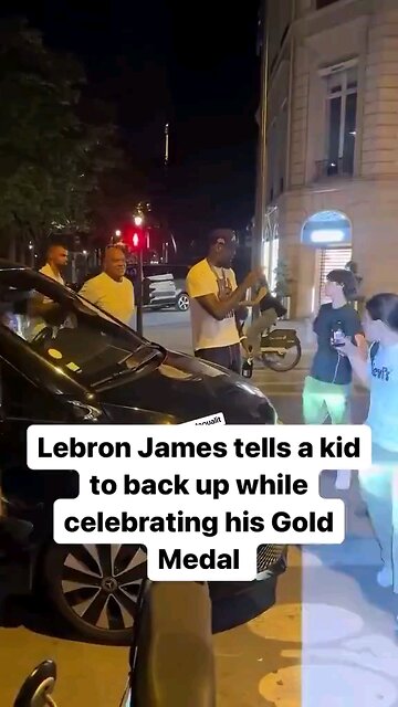 LeBron James refuses to take a pix with a fan.