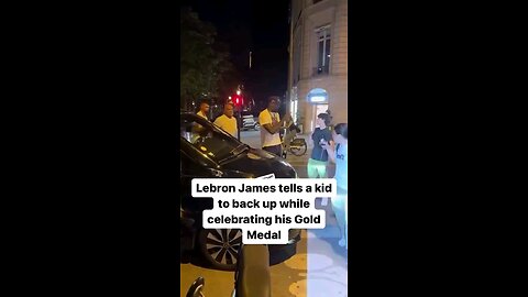 LeBron James refuses to take a pix with a fan.