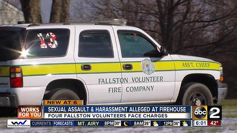 Sexual assault & harassment alleged at firehouse