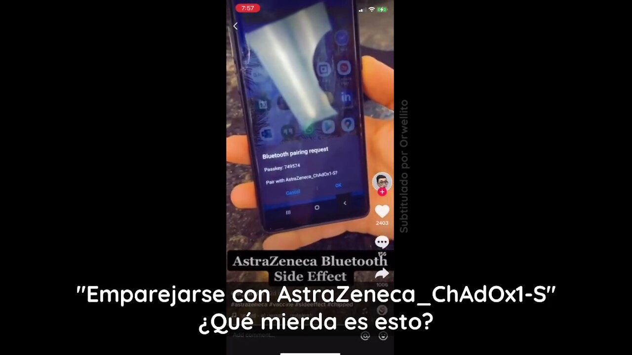 BluetoothGate: Hombre presenta conexión Bluetooth después de recibir la vacuna de AstraZeneca