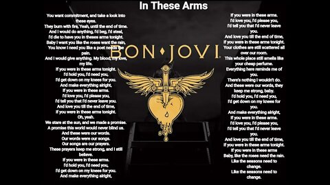 Bon Jovi - In These Arms - Bon Jovi lyrics HQ
