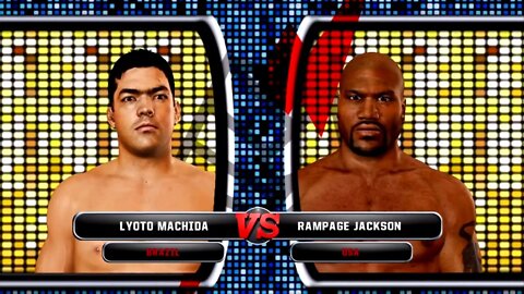 UFC Undisputed 3 Gameplay Rampage Jackson vs Lyoto Machida (Pride)