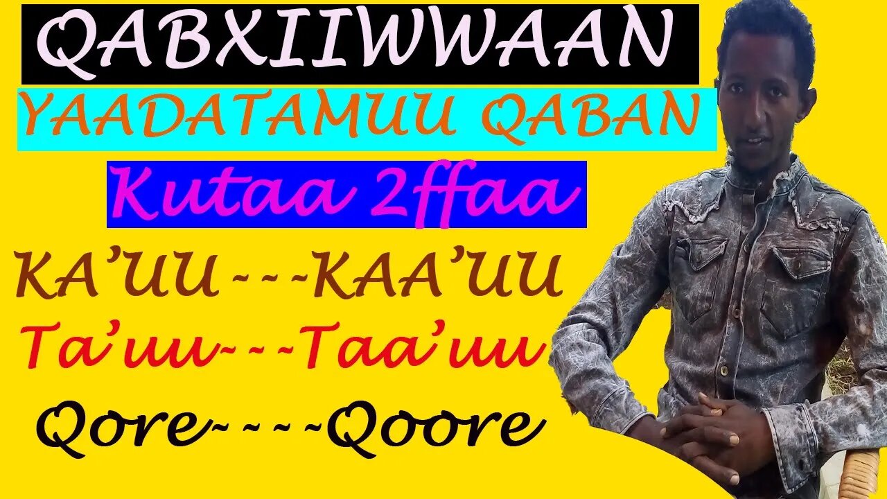 Qabxiiwwan Yaadataman K-2ffaa.