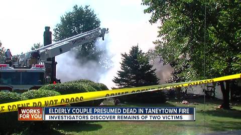 Elderly couple presumed dead in Taneytown fire