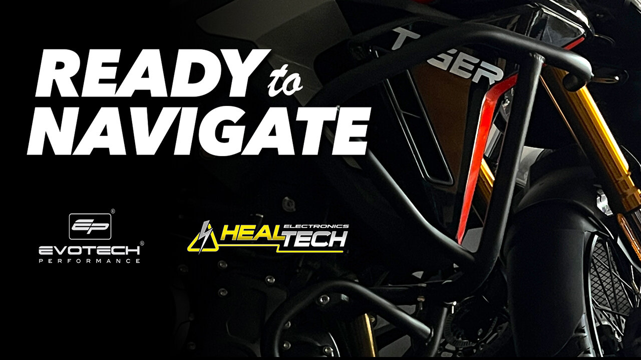 2024 Tiger 900 Rally Pro Mods | Healtech ThunderBox and Garmin ZumoXT Mount.