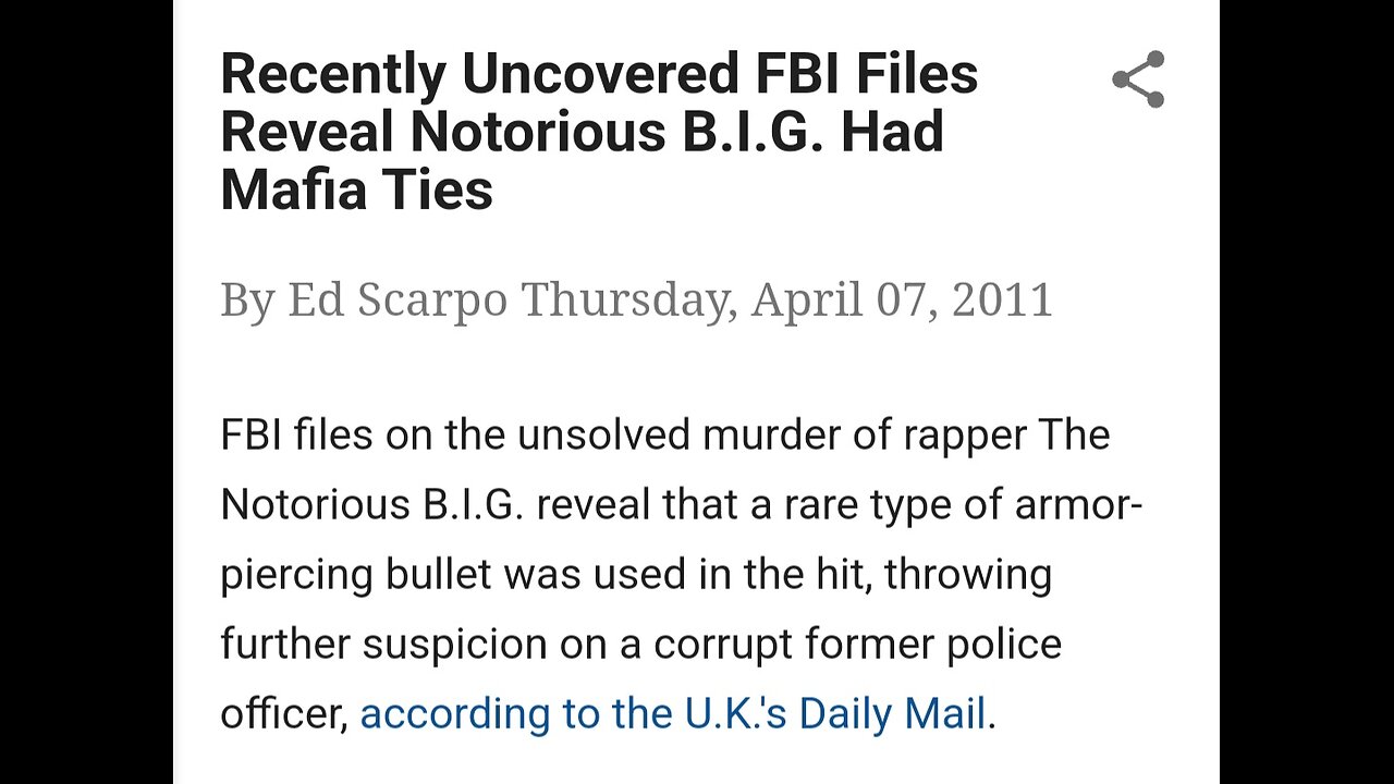 Bad Boy Records Affiliation With The Genovese Crime Family
