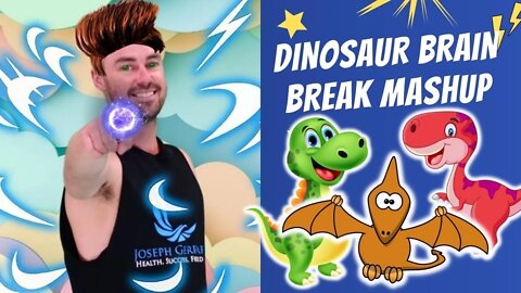 Dinosaurs in Kids Karate Brain Break - A Dinosaur Mashup