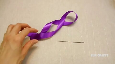 DIY Ribbon Flowers - How to Make Ribbon Roses
