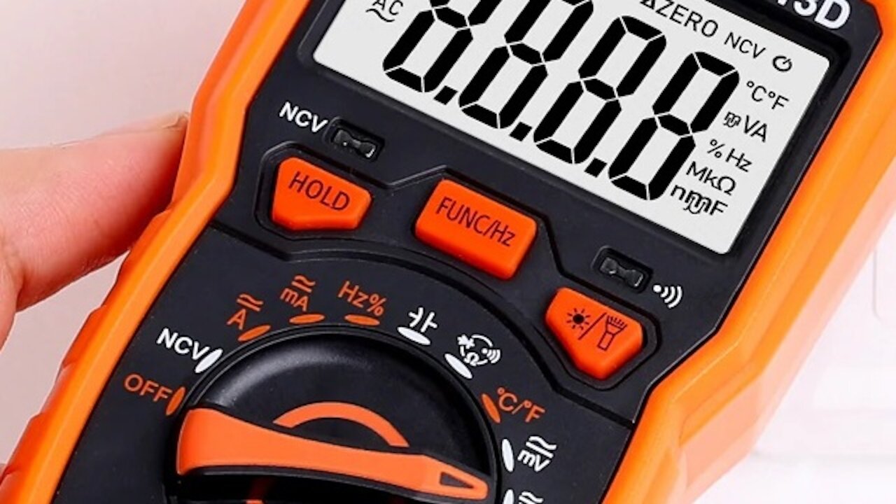 Digital Multimeter 6000 counts Auto Ranging ACDC voltage meter