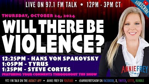 Do you fear violence after the election?