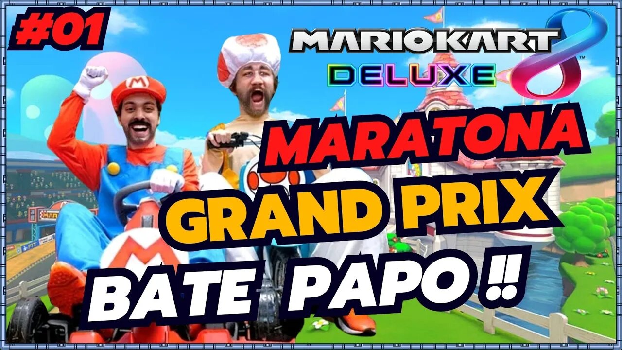 🔴 MARIO KART 8 DELUXE [SWITCH]: Marotona de todas WAVES em Grand Prix no Bate-Papo!!