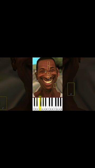 San Andreas Theme Song but it's Happy - Octave Piano Tutorial