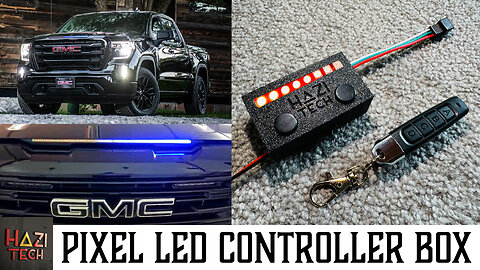 Knight Rider / Emergency Flash Light Bar on a 2023 GMC Sierra 1500 Elevation Edition Truck