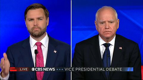 JD Vance, Tim Walz face off at CBS News Vice Presidential Debate