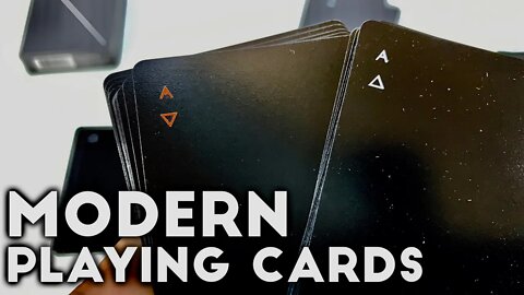 Sleek Modern Minimalist Areaware Minim Playing Cards Review