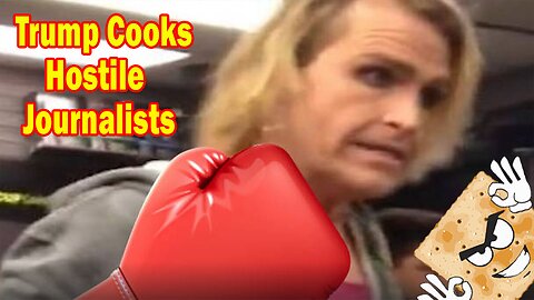 Salty Cracker: Trump Cooks Hostile Journalists ReeEEeE Stream 08-02-24