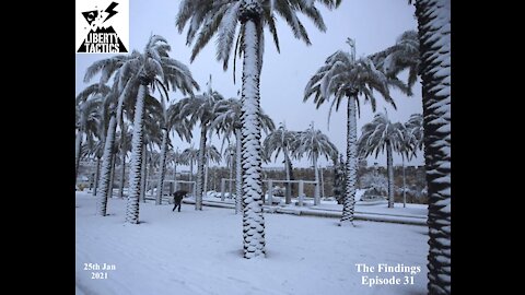 The Findings 31 – Snow, Earthquakes, Solar Flares & The Plan 25-1-21