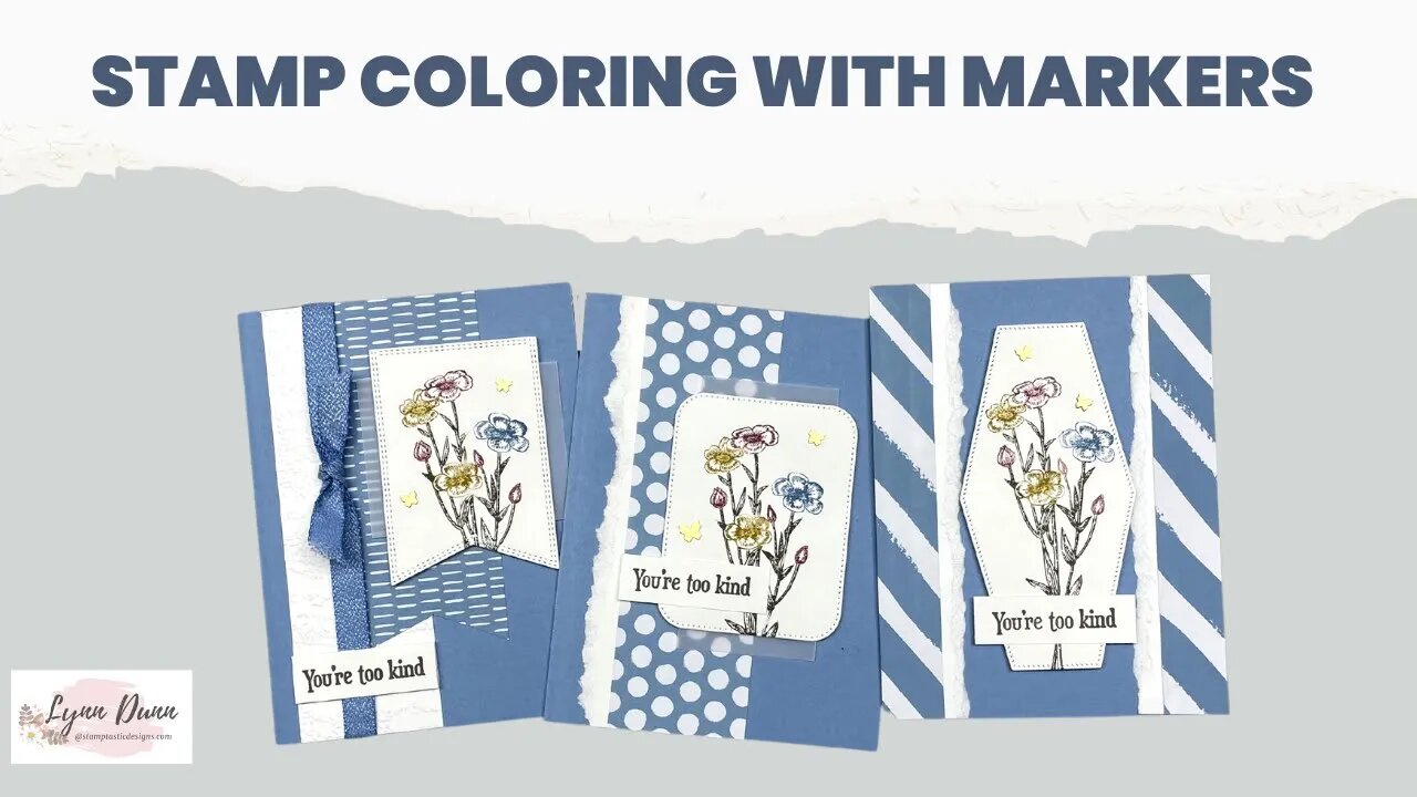 Coloring Stamps with Markers | Add a Variety of Colors the Easy Way!