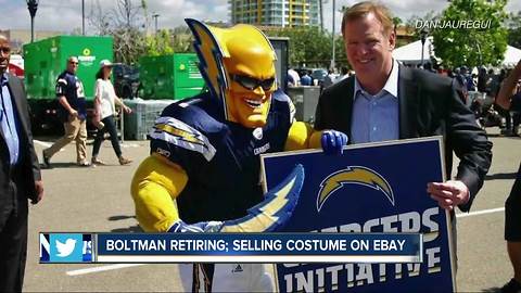 'Boltman' costume up for sale, bidding starts at $5k