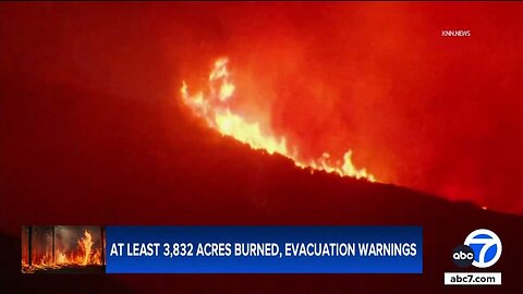 Line Fire in east Highland grows to more than 3,800 acres; evacuation order in place