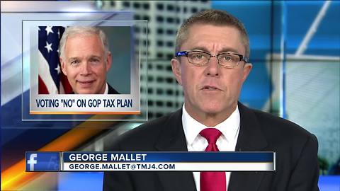 Senator Johnson announces he will not support GOP tax plan