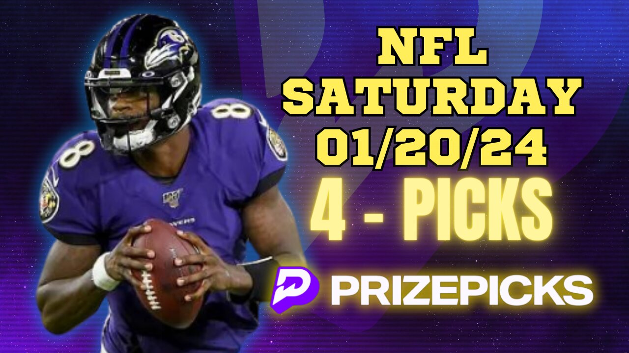 #PRIZEPICKS | BEST #NFL PLAYER PROPS FOR SATURDAY | 01/20/24 | BEST BETS | #FOOTBALL | TODAY