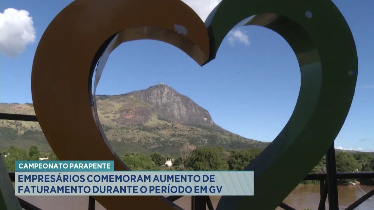 Campeonato Parapente: Empresários Comemoram Aumento de Faturamento durante o Período em GV.