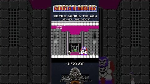 Retro Gaming Tip #24 - Ghosts N Goblins - Level Select