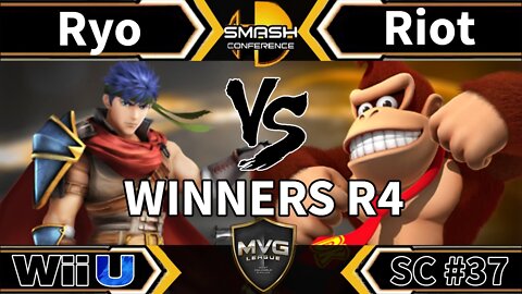 MVG|Ryo (Ike) vs. Riot (Donkey Kong) - SSB4 Winners R4 - Smash Conference 37