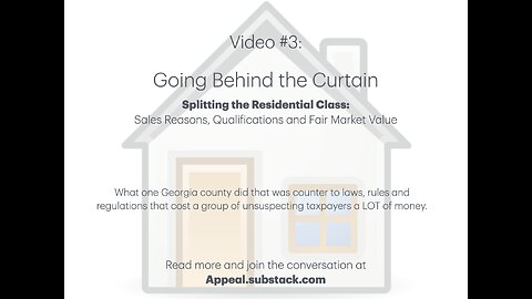 Video #3: Going Behind the Curtain - Splitting the Residential Class