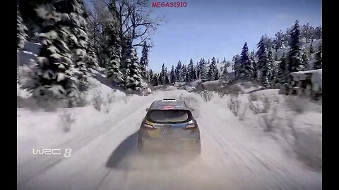 #WRC8 Finlândia, neve, Fiesta