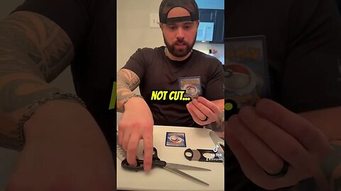 He CUT the wrong Pokémon card 😳😂