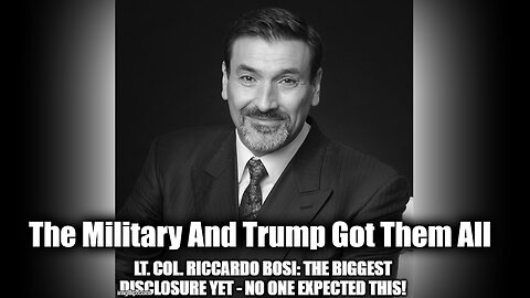 Riccardo Bosi "Trump News" - The Biggest Disclosure Yet - No One Expected This