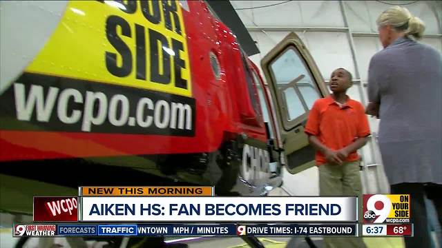Aiken student is Chopper 9 reporter Dan Carroll's biggest fan