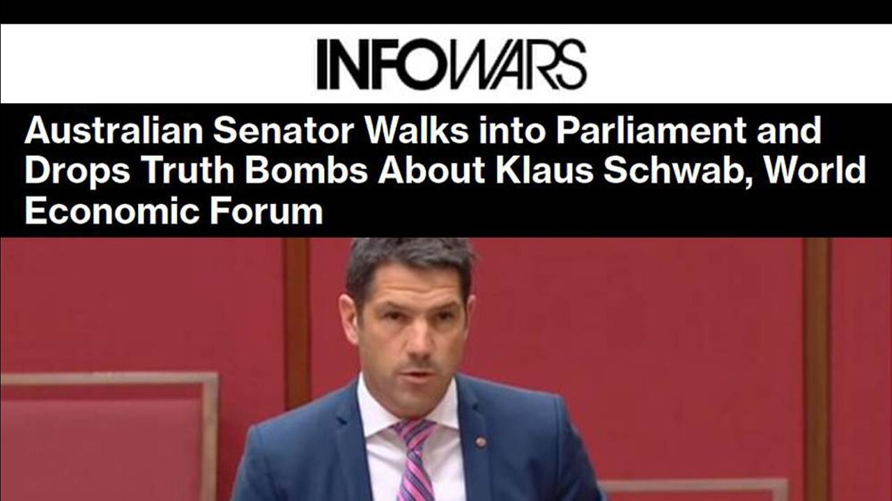 Australian Senator Walks into Parliament and Drops Truth Bombs About Klaus