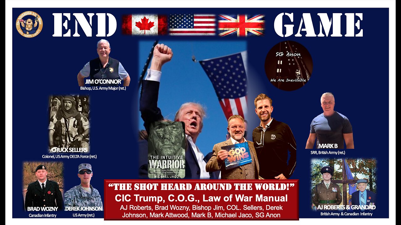 END GAME Roundtable”The Shot Heard Around The World!” Q Drops, Law of War, CIC Trump EOs. What Next?