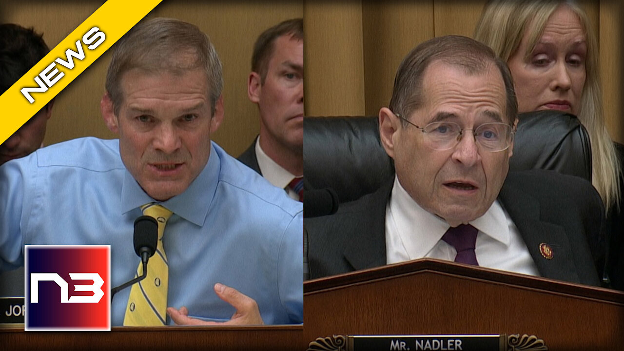 WATCH Nadler Have a FIT when Jim Jordan Questions His Plans to Pack the Supreme Court