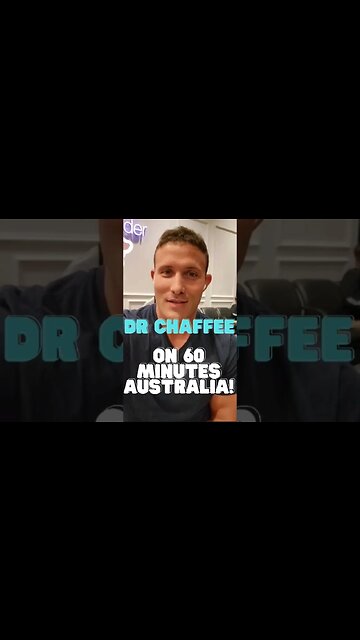 Dr Chaffee Goes On 60 Minutes Australia! #shorts #short #shortvideo