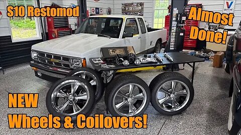 The Chevy S10 Restomod Gets New Wheels & Coilovers For The Perfect Stance!