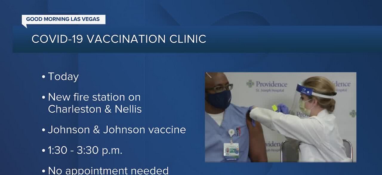 Clark County hosting pop-up vaccine site at new fire station